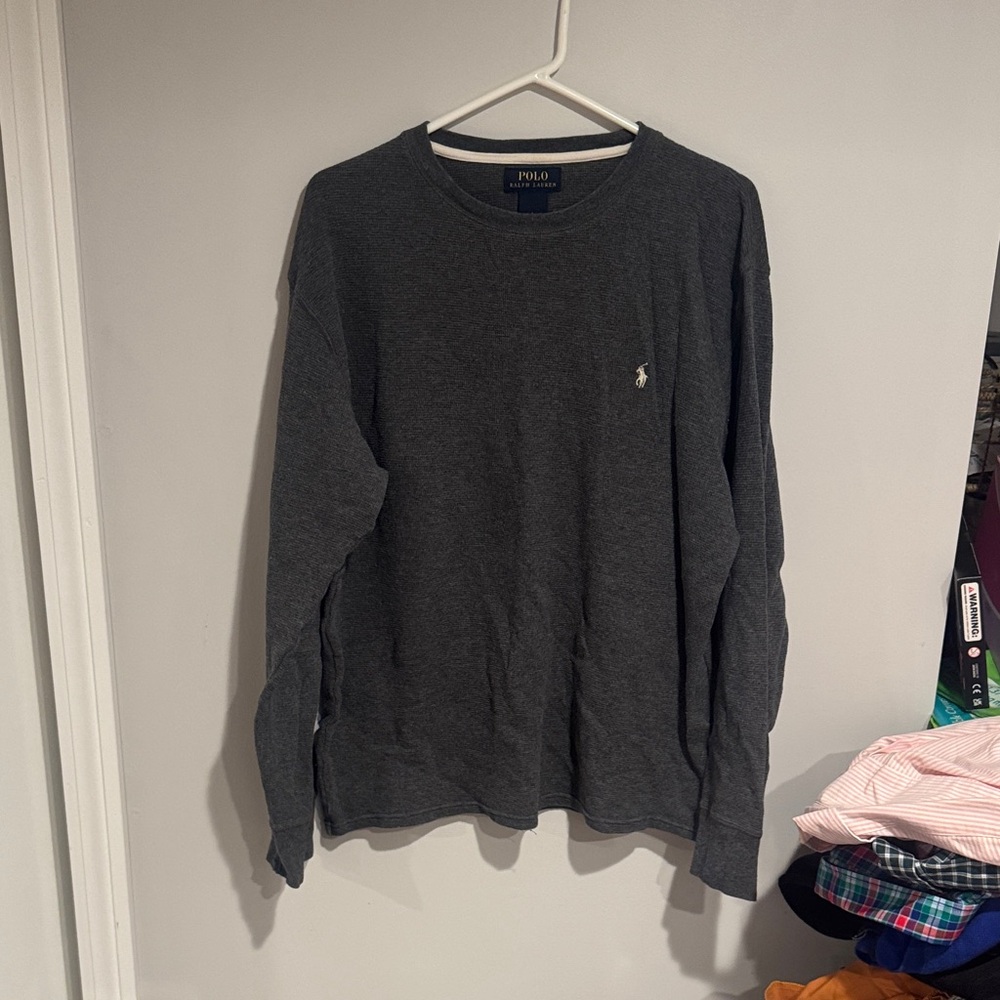 Ralph Lauren Charcoal Crew Neck Shirt